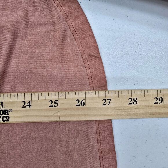 NWT Jane and Delancey Shirt Tank Top Sleeveless XL Rust Mauve Boho Hippie - Picture 5 of 6